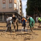 Equipo de rescate de Castilla y León en Aldaya, Valencia.