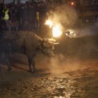 Imagen de archivo de la celebración del Toro de Jubilo en Medinaceli.