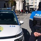 Un agente de la Policía Local de Burgos en una imagen de archivo.