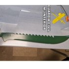 Machete utilizado en el robo.