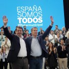 Alfonso Fernández Mañueco y Alberto Núñez Feijóo en Valladolid.