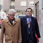El letrado mayor de las Cortes de Castilla y León, Marcos Herrero, a su llegada a los juzgados.