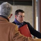El letrado mayor de las Cortes de Castilla y León Marcos Herrero, a la llegada a los juzgados