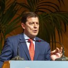 Alfonso Fernández Mañueco,durante la presentación del Plan Estratégico.