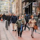 Calle comercial de Valladolid.
