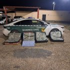 Imagen de la marihuana incautada por la Guardia Civil