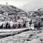 Una de las fotos de la catástrofe que expone el Museo de la Memoria de Ribadelago. MMR