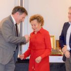 La presidenta honorífica de Galletas Gullón recoge el Premio Pantortilla de Oro. E. M.