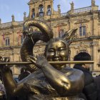 Imagen de archivo de la presentación de la escultura el pasado jueves 30 de enero.