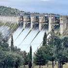 Embalse de Santa Teresa, en Salamanca, que contuvo una entrada de 550 metros cúbicos por segundo. CHD