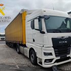 Tracto camión recuperado en Briviesca (Burgos)