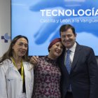 El presidente de la Junta de Castilla y León, Alfonso Fernández Mañueco, en el acto de presentación de la nueva tecnología HIFU en la Sanidad de Castilla y León