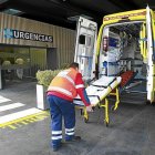 Entrada a la zona de urgencias del Hospital Clínico Universitario de Valladolid