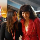 Nuria Rubio y Ana Redondo durante el XV Congreso Autonómico del PSOECyL.