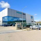 Entrada de la factoría de Siemens Gamesa en Ágreda (Soria). GGL SW