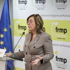 La presidenta de la FRMP, Ángeles Armisén, presentar el Plan de Formación Continua 2025 destinado a los empleados públicos de Castilla y León.