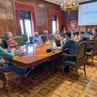 Reunión celebrada hoy en la Subdelegación del Gobierno de Zamora con alcaldes de municipios con festejos taurinos.