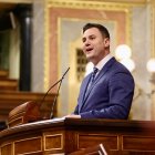 Javier Alfonso Cendón durante la defensa de la inciativa.