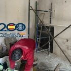 Imagen de la obra donde trabajaban las personas extranjeras