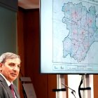 El consejero de Movilidad y Transformación Digital, José Luis Sanz Merino, comparece en rueda de prensa posterior al Consejo de Gobierno.