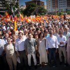Barones del PP en la manifestación contra el Gobierno de Pedro Sánchez
