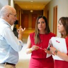 Francisco Igea, Nuria Rubio y Patricia Gómez Urbán