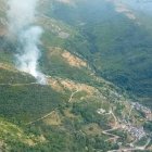 Incendio en la localidad leonesa de Silván.