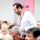 Óscar Puente este sábado, en el Comité Federal del PSOE en Madrid.