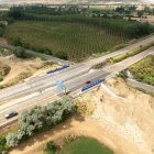 Obras de la nueva línea de alta velocidad entre Palencia y Aguilar de Campoo