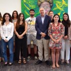 Alumnos de la Montaña Palentina pertenecientes al programa de prácticas de Gullón