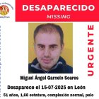 El desaparecido en León, Miguel Ángel Garnero Soares