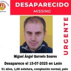El desaparecido en León, Miguel Ángel Garnero Soares
