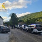 Imagen de la Guardia Civil durante la búsqueda y localización con medios aéreos y terrestres