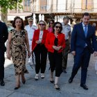 Fernández Mañueco junto a Margarita Robles y autoridades locales y regionales en la presentación del Plan Regional de Monte la Reina