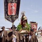 Celebración de la XXXII Fiesta de la Sobarriba, con la procesión de los Santos Patronos de cada localidad del municipio de Valdefresno.