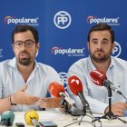 Eduardo Carazo y José Ángel Alonso, donde de los miembros del PPCyL incorporados por Tellado a su equipo.