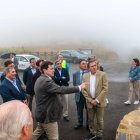 El presidente de la Junta de Castilla y León, Alfonso Fernández Mañueco, visita las obras de actualización y mejora de la carretera CL-627.