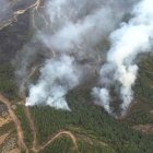 Incendio de nivel 2 en Cerezo de Arriba (Segovia).
