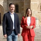 Cendón y Rubio en la presentación de su propuesta de PNL para la doble fiesta.