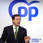 El presidente del Partido Popular de Castilla y León, Alfonso Fernández Mañueco, clausura la Junta Directiva Autonómica.