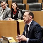 Héctor Palencia en una intervención en la Comisión de Transportes del Senado, en una imagen de archivo.