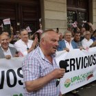 Imagen de archivo de la movilización en Madrid para reclamar el restablecimiento de las paradas del AVE suprimidas en Sanabria.