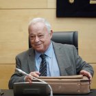 Gonzalo Santonja comparece en las Cortes para presentar el proyecto de ley de Presupuestos Generales de la Comunidad para 2026 en lo relativo a su departamento.