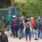 Usuarios del comedor social municipal de Valladolid.