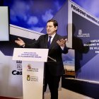 Mañueco presenta las obras de finalización del polígono industrial de Villadangos del Páramo