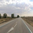 Carretera CL-615, a la altura de Becerril de Campos.