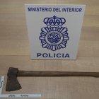 El hacha intervenido en Soria