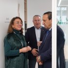 María González Corral, Donaciano Dujo y Pedro Barato.