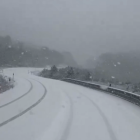 eL SD Almazan refleja las dificultades en el viaje a Bembimbre debido a la nieve.