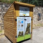 Contenedor antioso del plan de recuperación del oso pardo en Castilla y León